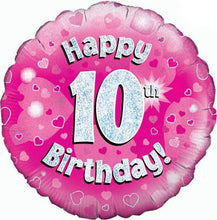 Pink 10th Birthday Balloon