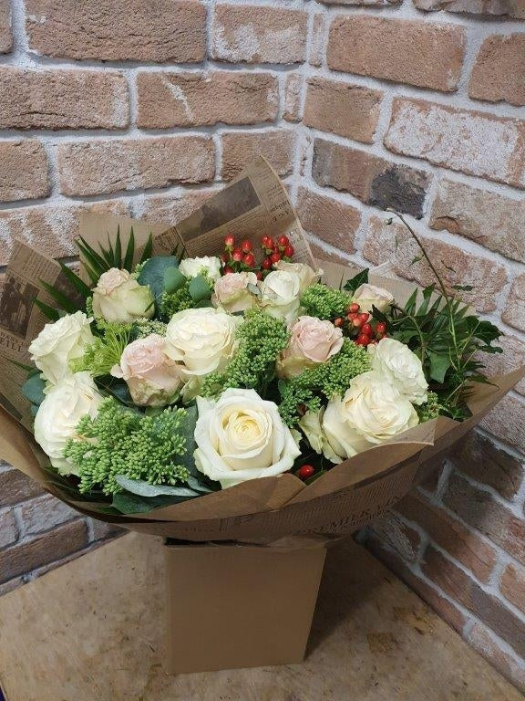 Luxury White Rose Bouquet