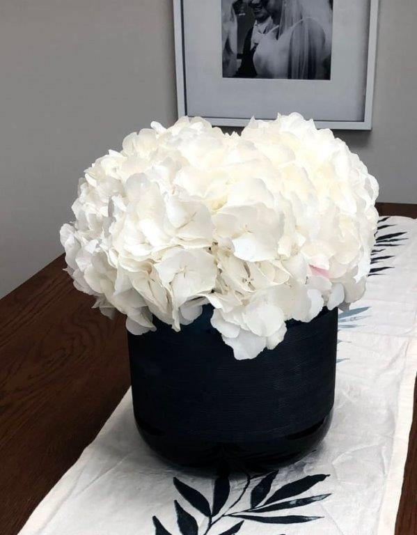 White Hydrangea Hat Box